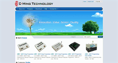 Desktop Screenshot of cm-tech.com.tw