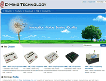 Tablet Screenshot of cm-tech.com.tw